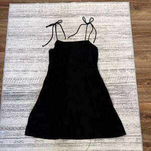 Old Navy Black Asymmetrical Dress